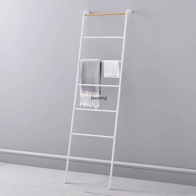 

Nordic Hangers Modern Minimalist Personality Clothes Rack Room Hanger Bathroom Floor Hanger Bedroom Wall Iron Ladder Coat Racks