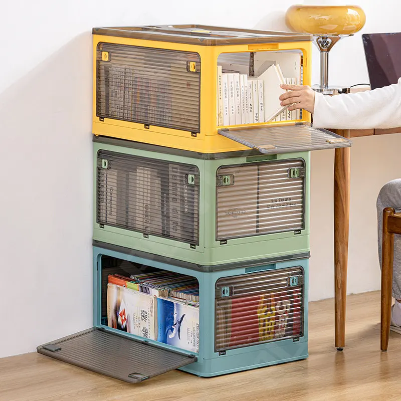 

Shoe Stackable Storage Box Clothes Quilts Storage Foldable Organizer Movable Closet Organizer Book Storaging Make Up Organizers