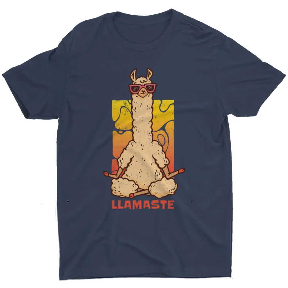 Женская футболка в стиле ретро Альпака T- Yoga забавная для любителей животных