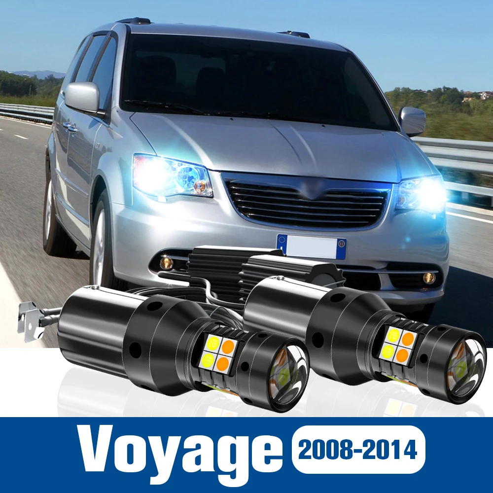 

2pcs LED Dual Mode Turn Signal+Daytime Running Light DRL Accessories Canbus For VW Voyage 2008-2014 2009 2010 2011 2012 2013