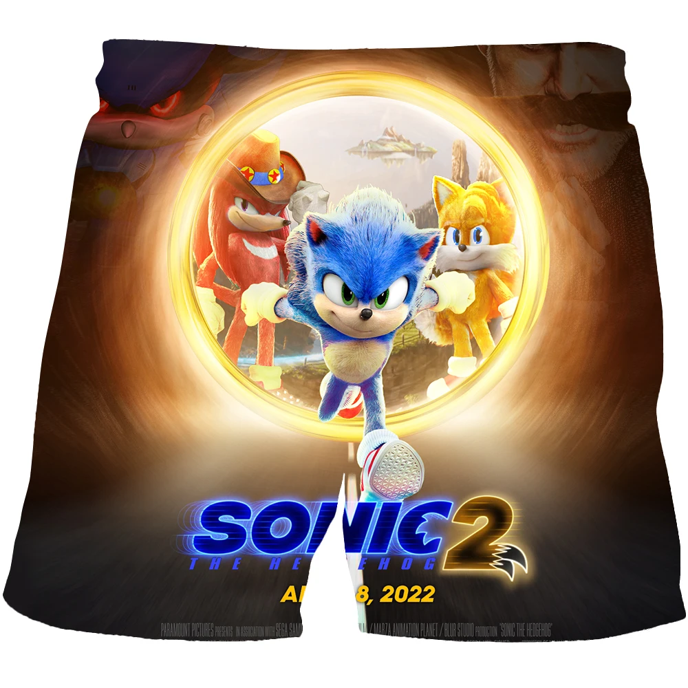 

Оригинальная одежда для маленьких мальчиков и девочек, одежда sonic 2, короткие брюки, детские супер звуковые брюки, детский летний мультяшный ...