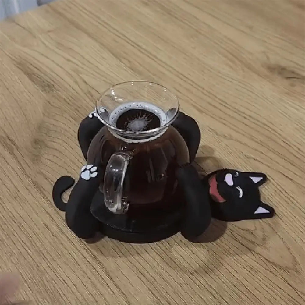 

Подставки под стаканы 3D кошачьи лапки из полиэстера