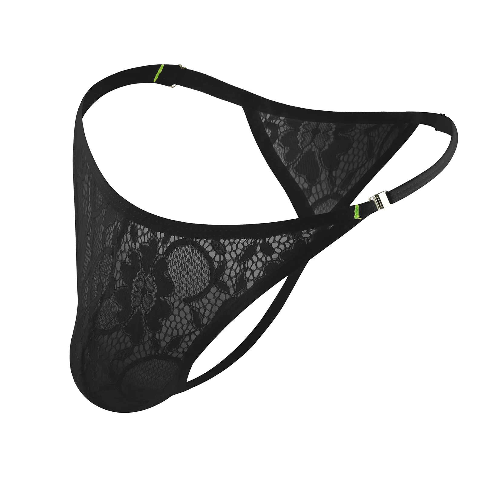 CLEVER-MENMODE Sexy Underwear Men Lace G String tanga hombre Thong T-back Sissy Erotic Panties Lingerie Penis Pouch Underpants