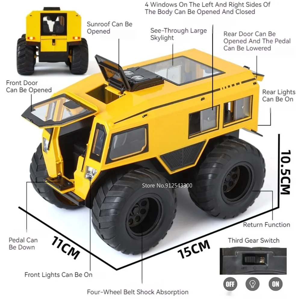 Модель автомобиля на всю местность модель игрушечного со звуком открытой дверью