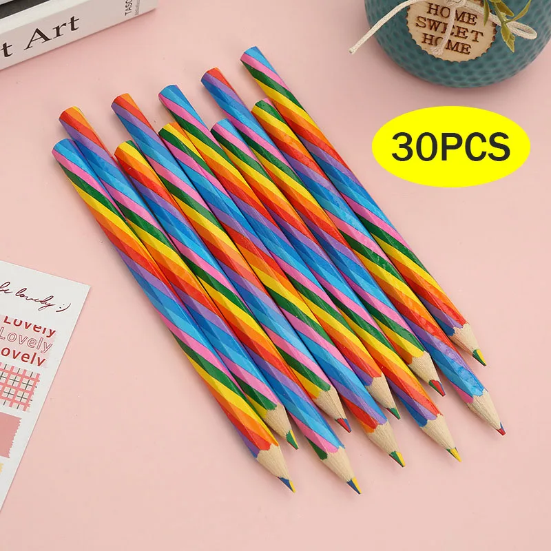 

30Pcs Colored Pencils Oil Color pencils Watercolor Pencils Drawing Pencil Set with Cloth Bag For Art Supplies