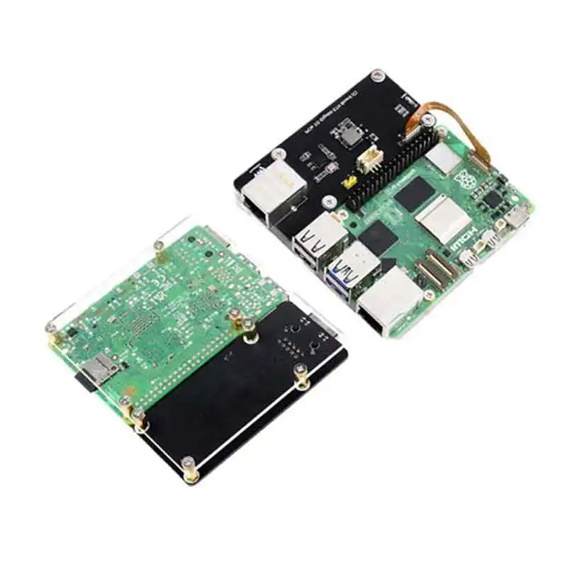 Плата адаптера Pi5 RTL8111H Raspberry Pi 5 PCIe к Gigabit RJ45 ETH (C) без драйвера для