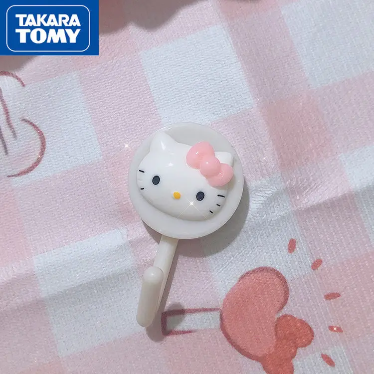 

TAKARA TOMY cute Hello Kitty print decoration simple bedroom three-dimensional seamless hook