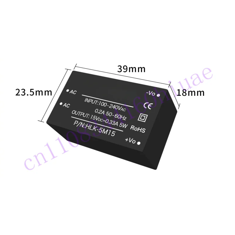 Фото HLK-5M03 HLK-5M05 HLK-5M09 HLK-5M12 HLK-5M15 HLK-5M24 ACDC модуль питания 5 шт. №5