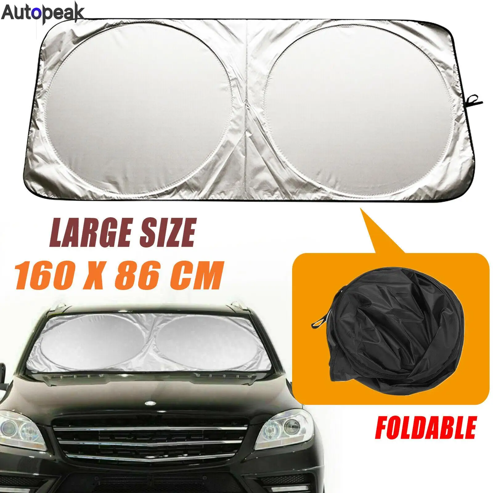 

Car Window Sunshade Cover Sun Shade Windshield Visor Protector Windscreen Folding Auto UV Protection Curtain Styling Accessories