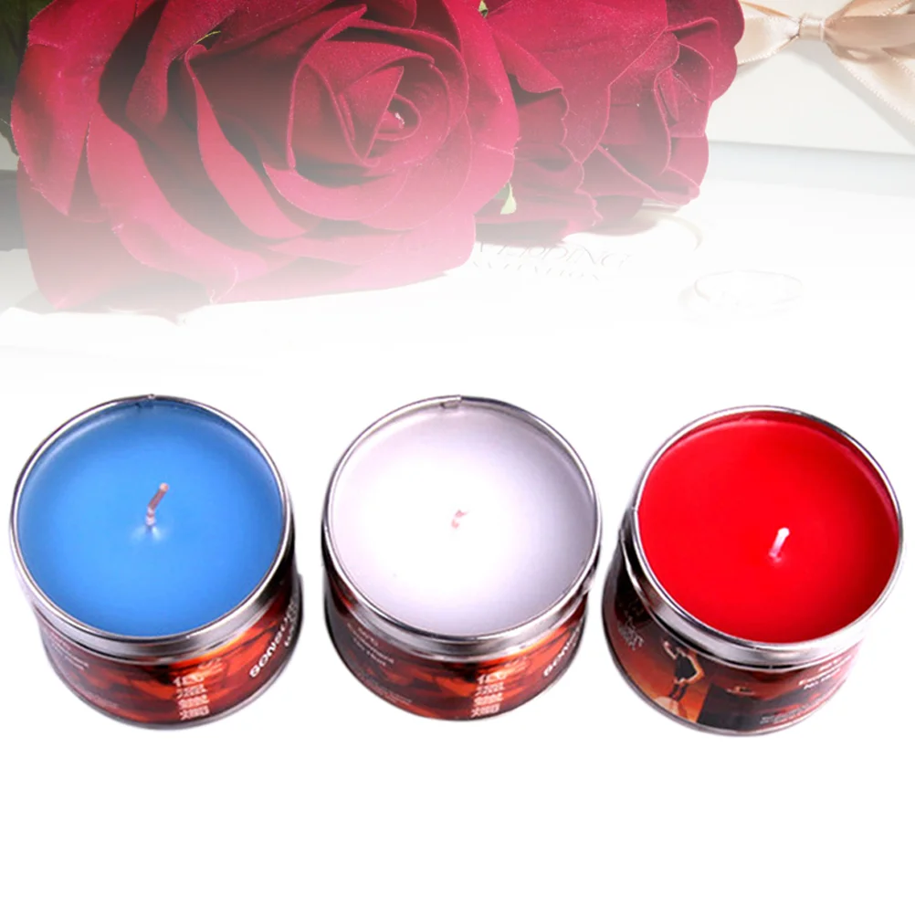

3pcs Romantic Dripping Low Temperature Roleplay Accessories for Adults Couples