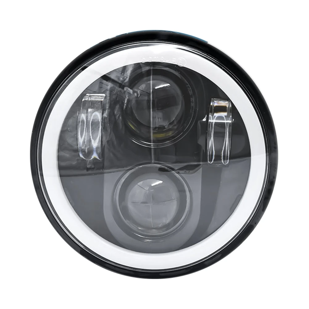 

5.75 LED Headlight, 5-3/4 Motorcycle Headlight with White Halo DRL for Sportster Iron 883 Street