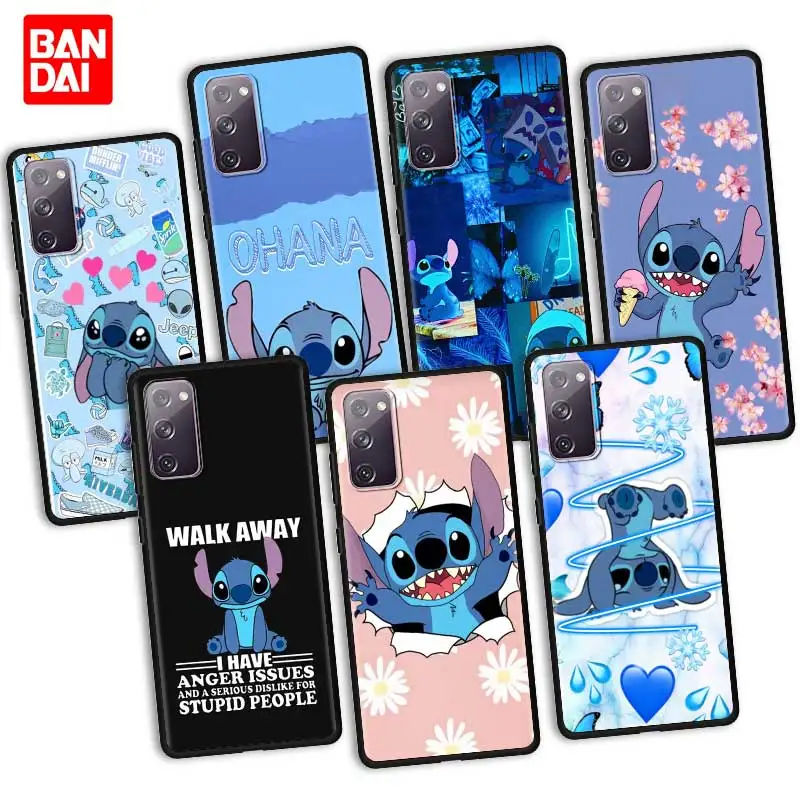 

Cover Case for Samsung Galaxy S20 FE S21 S10 S9 Plus Ultra 5G S20fe S21fe S20ultra Bag Capa Armor Phone Soft Disney Stitch