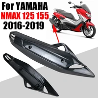 for yamaha n max nmax 155 125 nmax155 nmax125 accessories muffler exhaust pipe protection cover heat shield anti scalding guard
