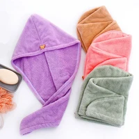 12pcs microfibre towel cap after shower quick drying hair womens girls ladys super absorbent towel head wrap bathing tools