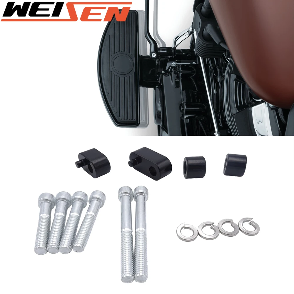 

For Harley 2009-2022 FLHT FLHR FLTR FLHX And 2009-2013 FL Trikes Motorcycle 3/4 Inches Footpeg Extension Kit With Bolts