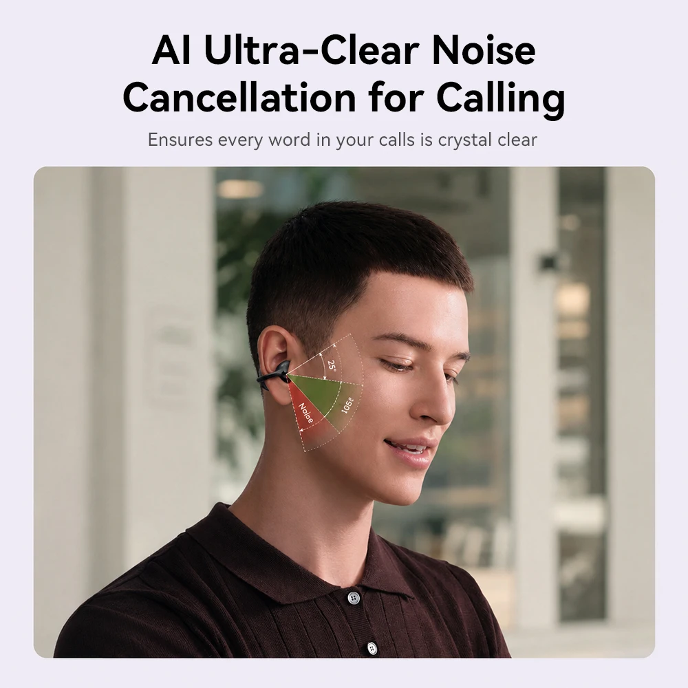 Беспроводные наушники 1More Open Ear Bluetooth Earbuds S21 с Bluetooth 6.0, LDAC, Hi-Res Audio, IPX5, 26 часов работы от батареи (art.: 3920db100d30d) - 3920db100d30d