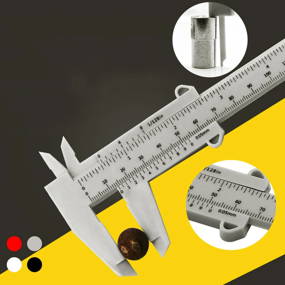 

1pc 0-150mm 6“ Vernier Caliper Aperture Depth Woodworking Metalworking Plumbing Model Making Mini Student Measuring Tool Ruler
