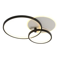 led bedroom ceiling lights simple modern creative personality warm room lamp atmosphere home nordic circle lamps dimmable