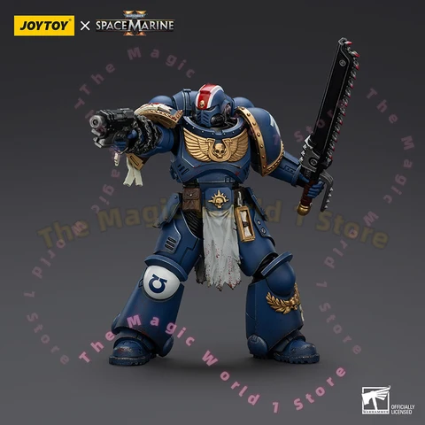 JOYTOY Warhammer 40K Space Marine 2 Adjutant of The Titus Gadriel Cherren Brothers 1/18 фигурки