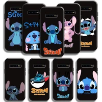 cartoon cute lilo stitch phone case for samsung galaxy s10 s10 plus s10 lite s10e s10 5g coque back carcasa soft tpu funda