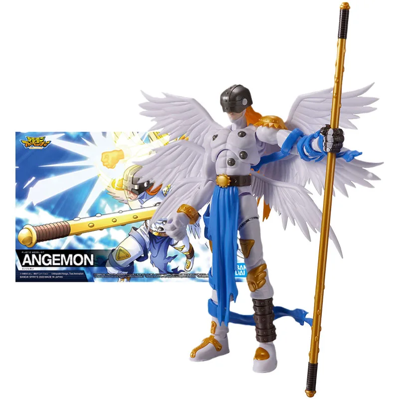 

Bandai оригинальная модель приключений Digimon, Набор фигурок-rise Standard Angemon, Коллекционная модель, аниме экшн-фигурки, игрушки для мальчиков
