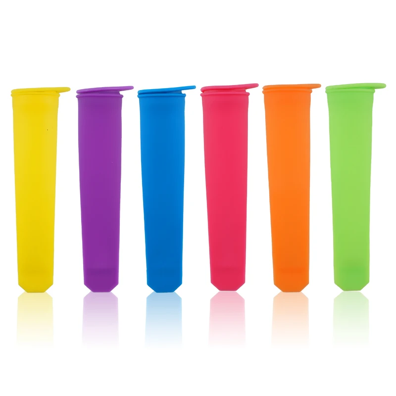 6pcset summer creative diy silicone popsicle makers handheld popsicle mold ice cream popsicle mould kitchen gadgets ice maker free global shipping