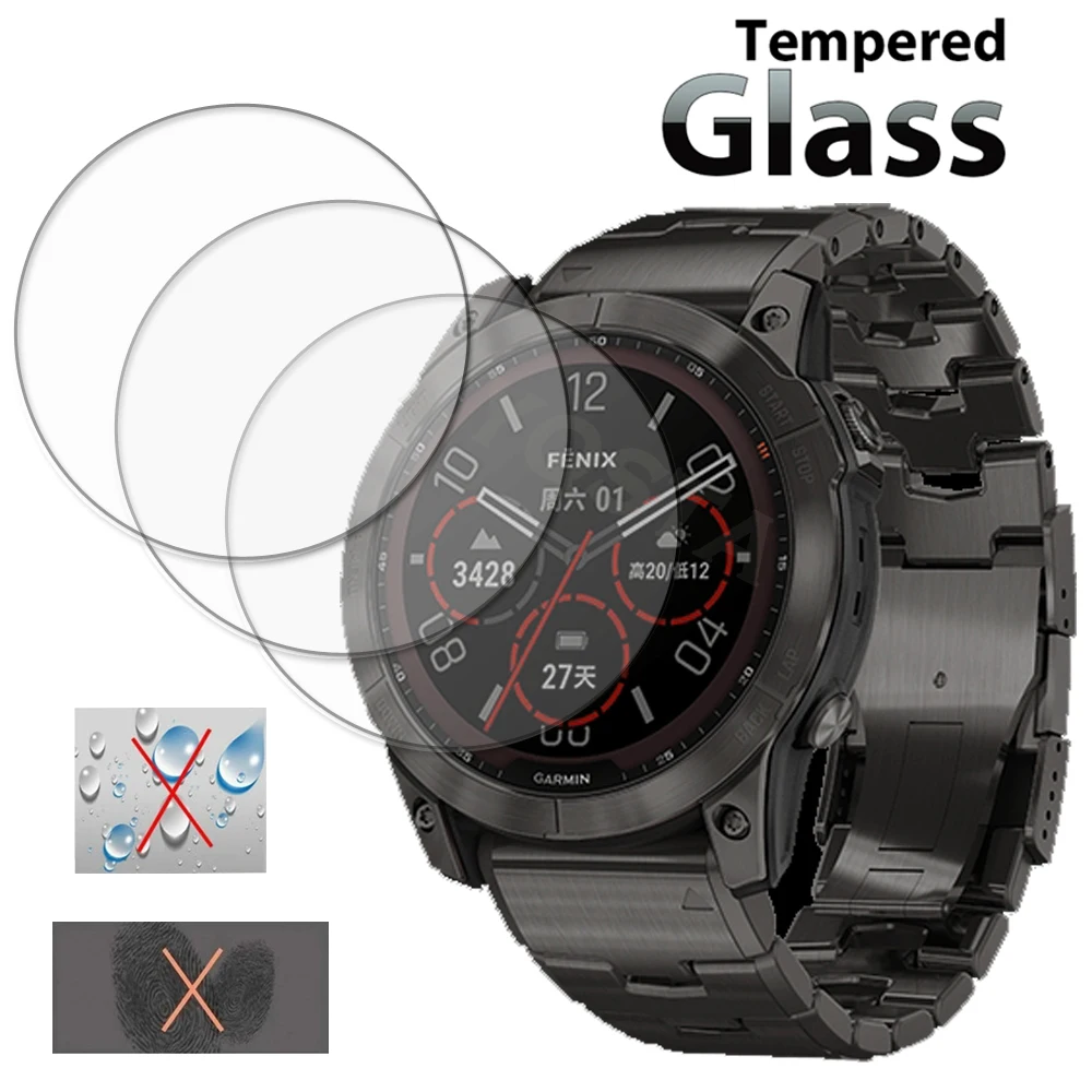 

Закаленное стекло премиум-класса для смарт-часов Garmin Fenix 7 7S 7X, 2/3/5 шт.