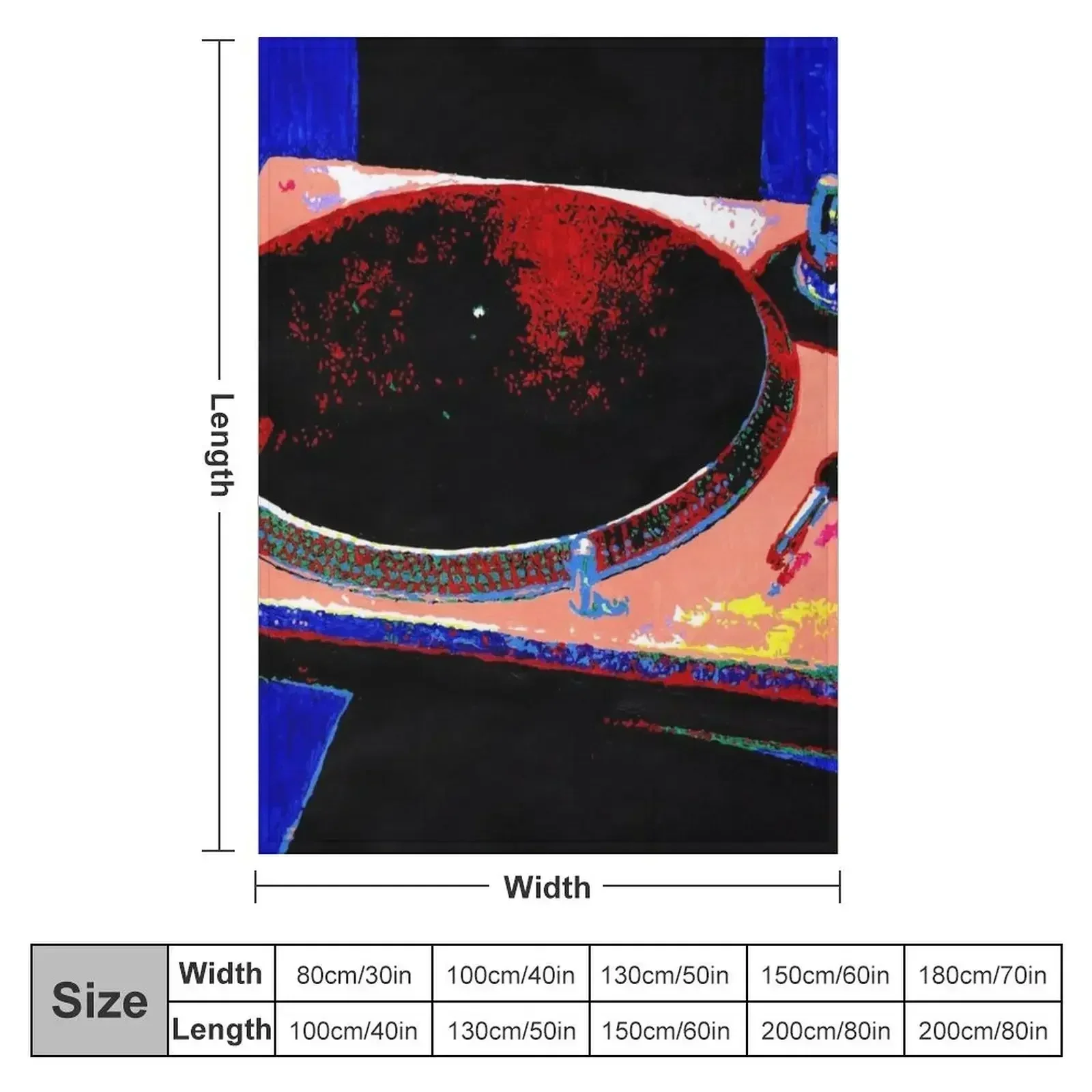 Technics SL1210 Вязаное одеяло