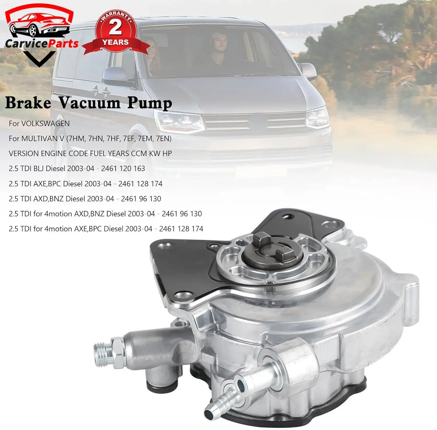 070145209 H Ф J Тормозной вакуумный насос для Volkswagen MULTIVAN T5 TOUAREG TRANSPORTER Bus 2.5