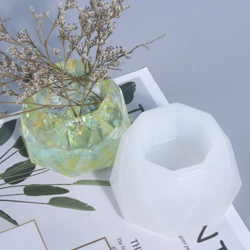

3D Silicone Molds For Cement Form For Candles Flowerpot Mold Concrete Cement Clay Making Mould Epoxy Resin Silicone Candle Mold