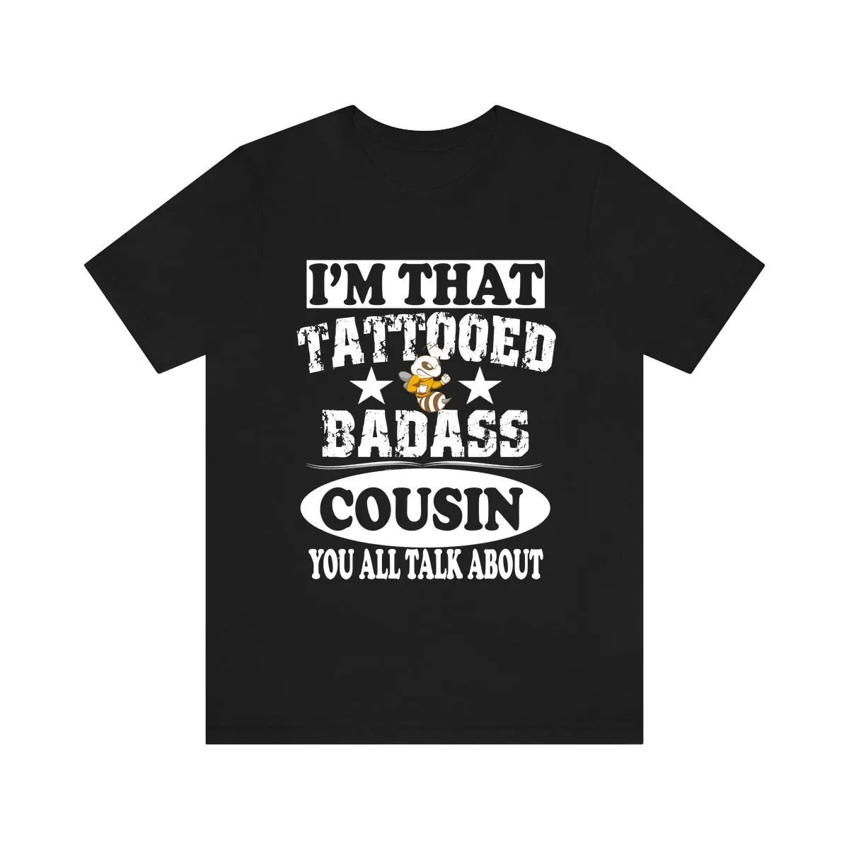 Я этот татуарованный Badass Cousin You All Talk About рубашки для сестры подарочная футболка Big