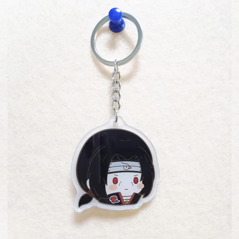 Милый акриловый брелок Наруто версия Q Naruto Sasuke Itachi Kakashi Hinata Jiraiya Tsunade фигурки