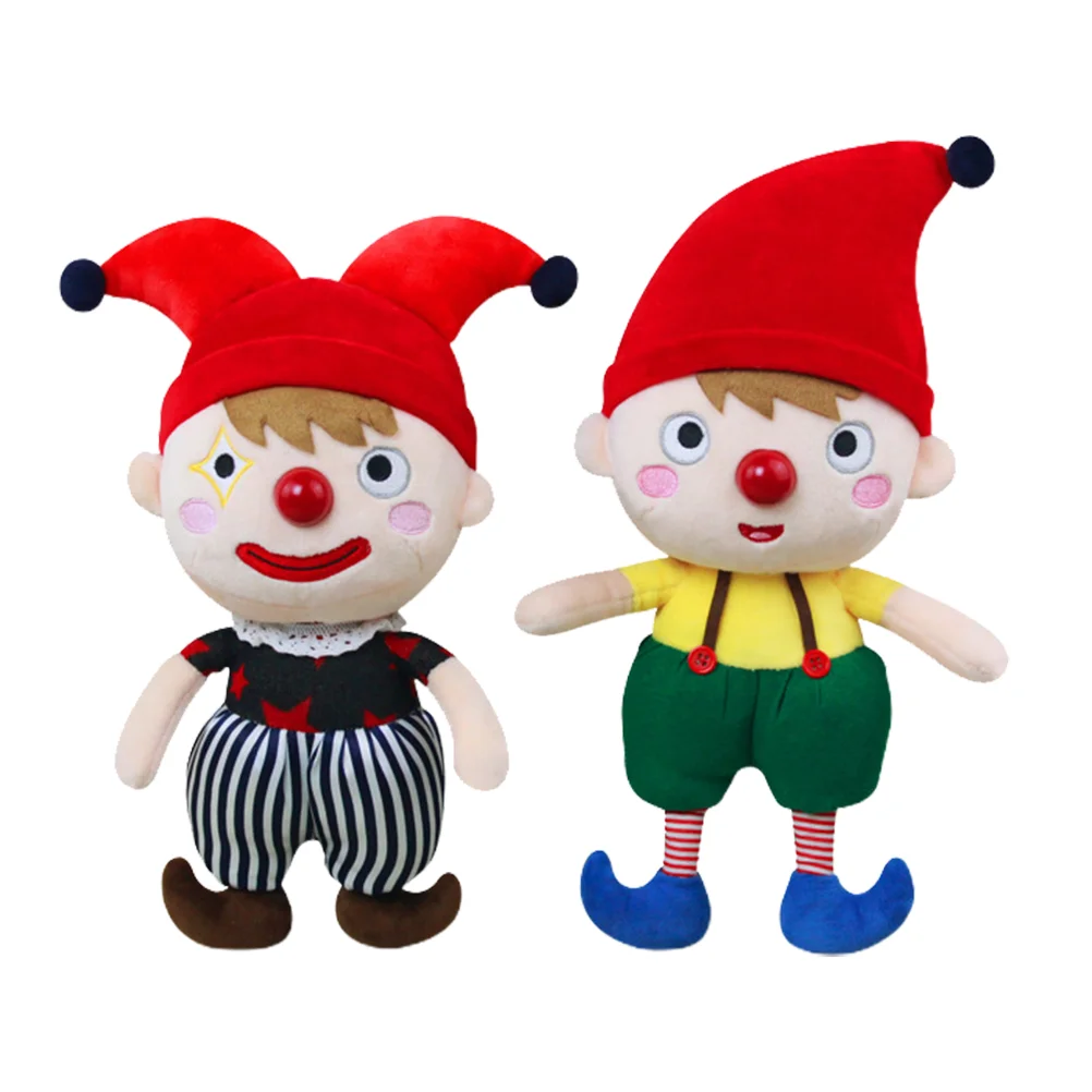 

2pcs Clown Plush Figure for Boys Birthday Pillow Home Decor Adornment