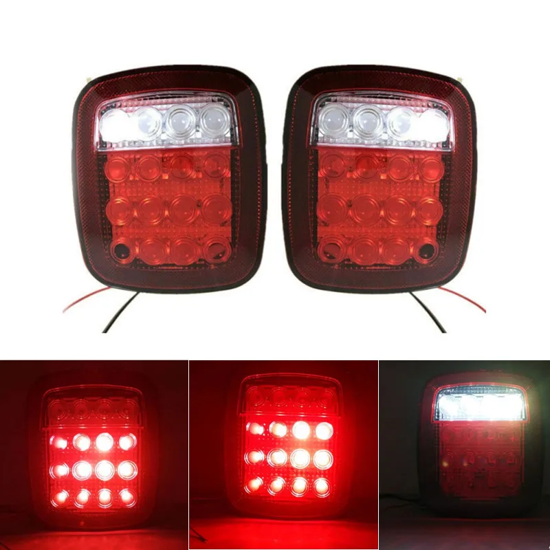 

2 шт., светодиодные задние фонари для Jeep Wrangler TJ CJ YJ JK