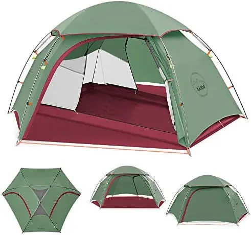 

Backpacking Tent Ultralight 1/2 Person Lightweight Camping Tents 1/2 People Hiking Tents Aluminum Frame Double Layer