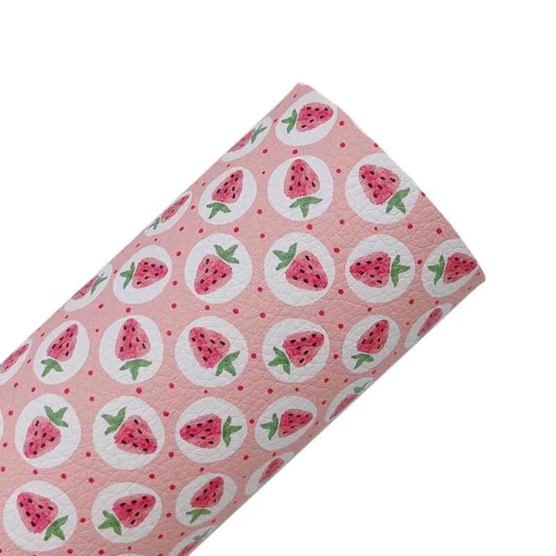 Лист из искусственной кожи в горошек 30x22 см А4 для изготовления бантов