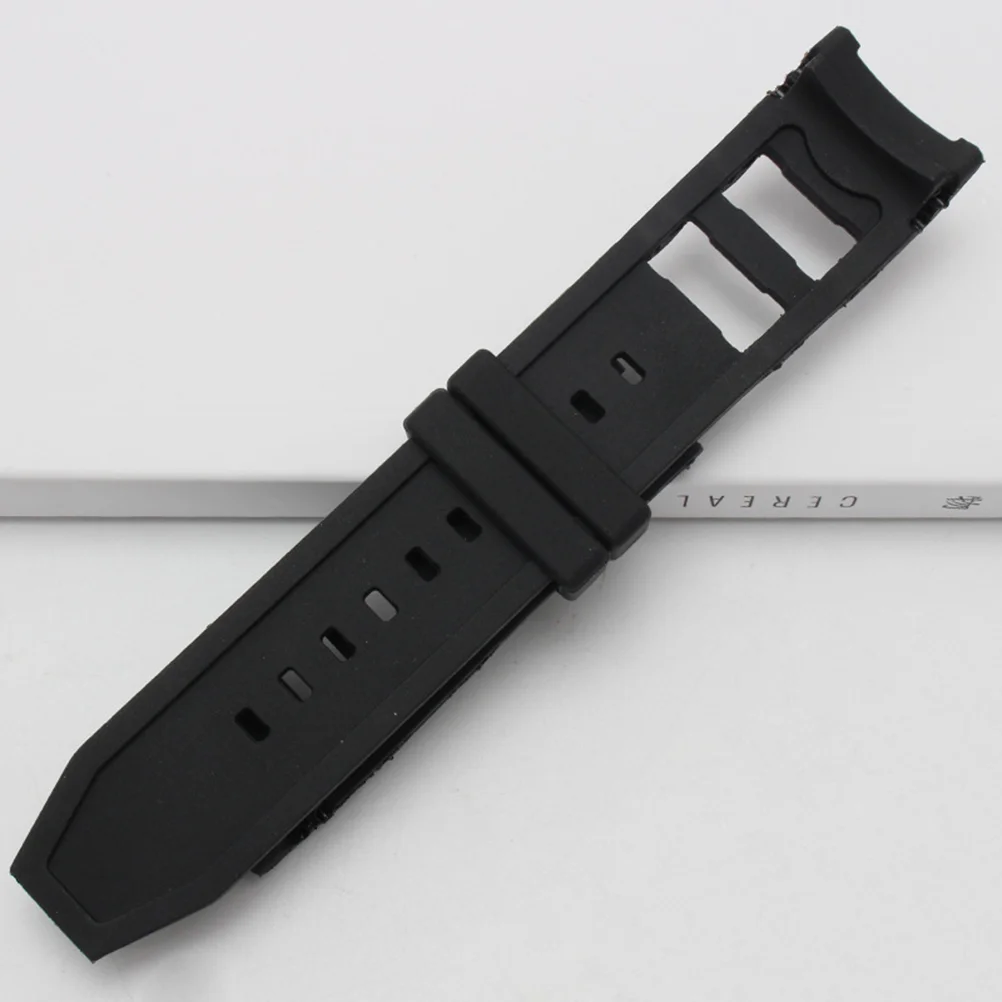 

Band Watch Replacement Bands Bracelet Strap Wristbandssilicone Black Wrist Wristband Fitnesswaterproof