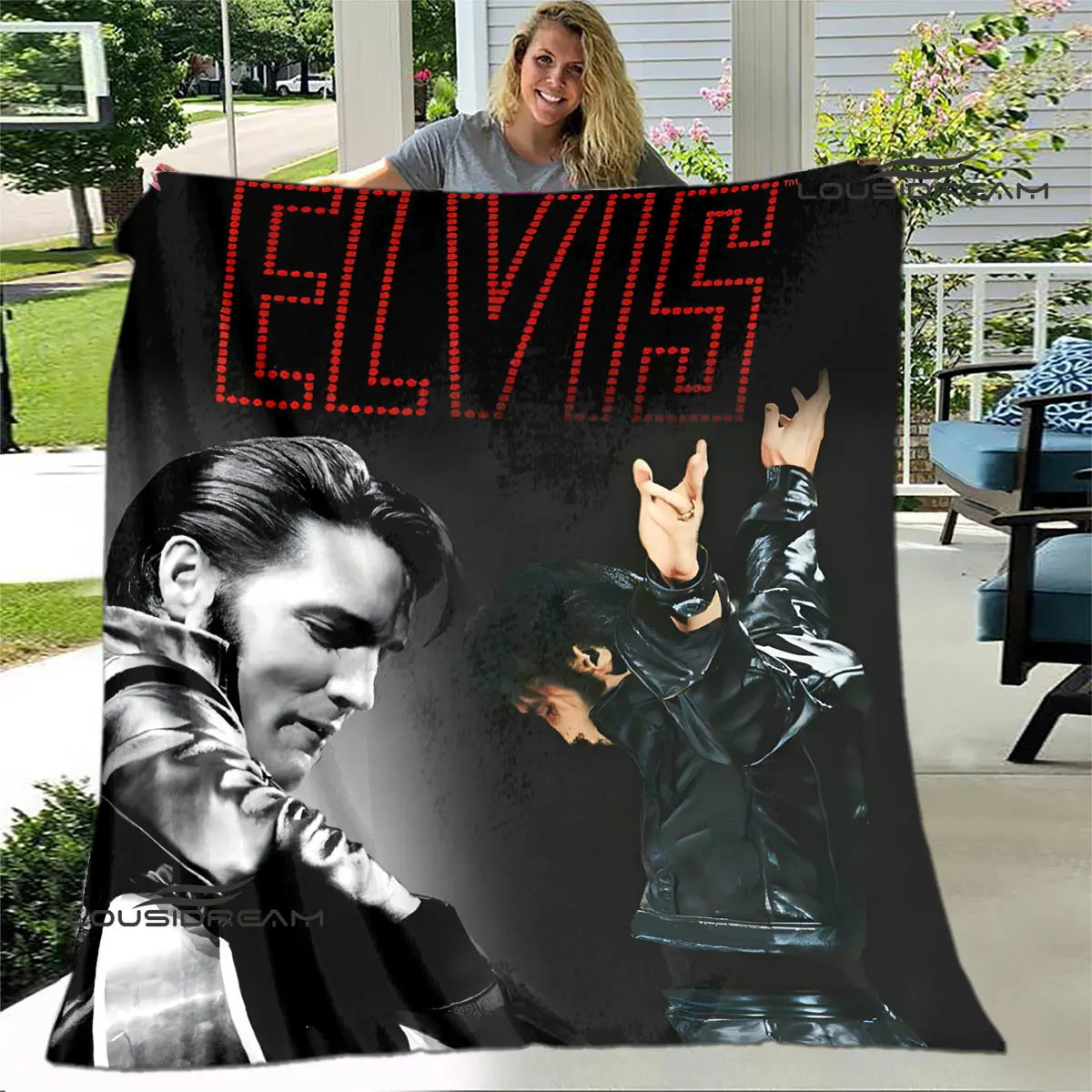 

Одеяло с принтом Elvis Presley в стиле ретро, одеяла для кровати, одеяла для пикника, одеяло с фланцем, мягкое и удобное одеяло, подарок на день рождения