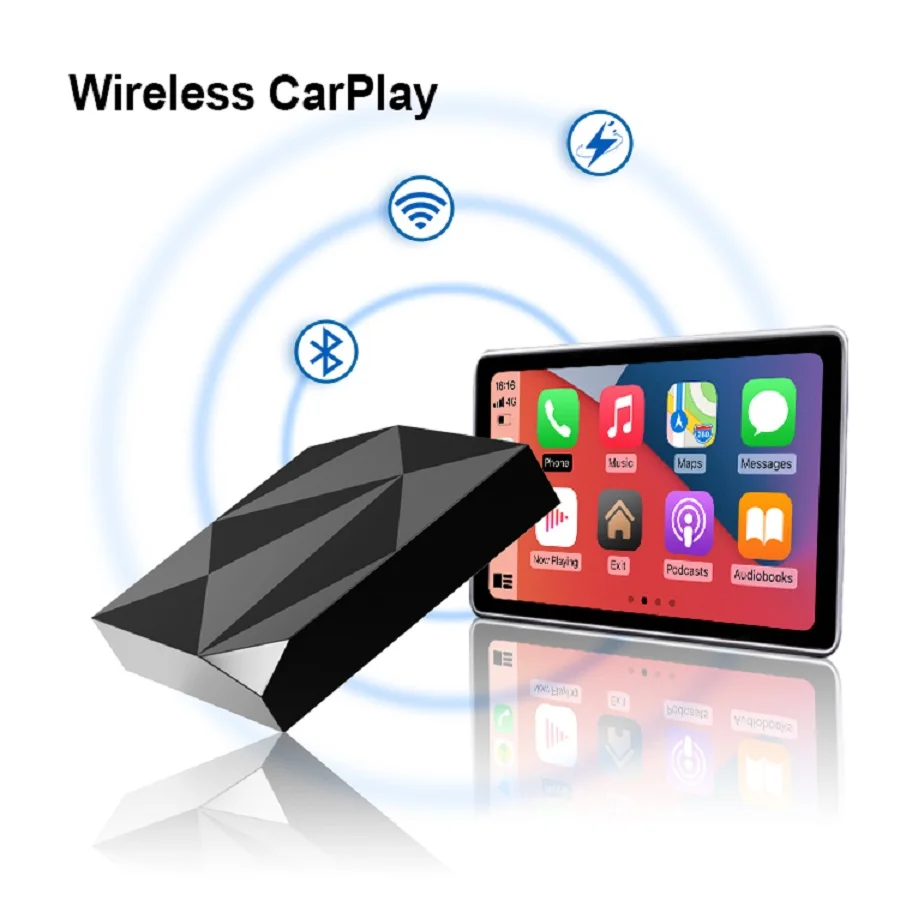 

Binize Wireless Carplay Adapter USB Dongle for OEM Wired Carplay Cars for Honda Hyundai VW Volvo Toyota Bluetooth