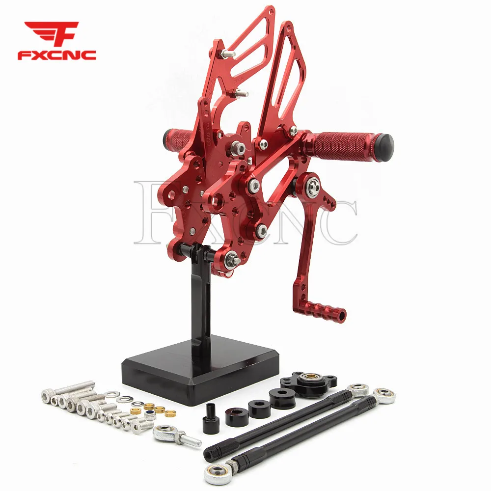 Для HONDA CBR600RR 2003-2006 CNC алюминиевые мотоциклетные Регулируемые подножки задние