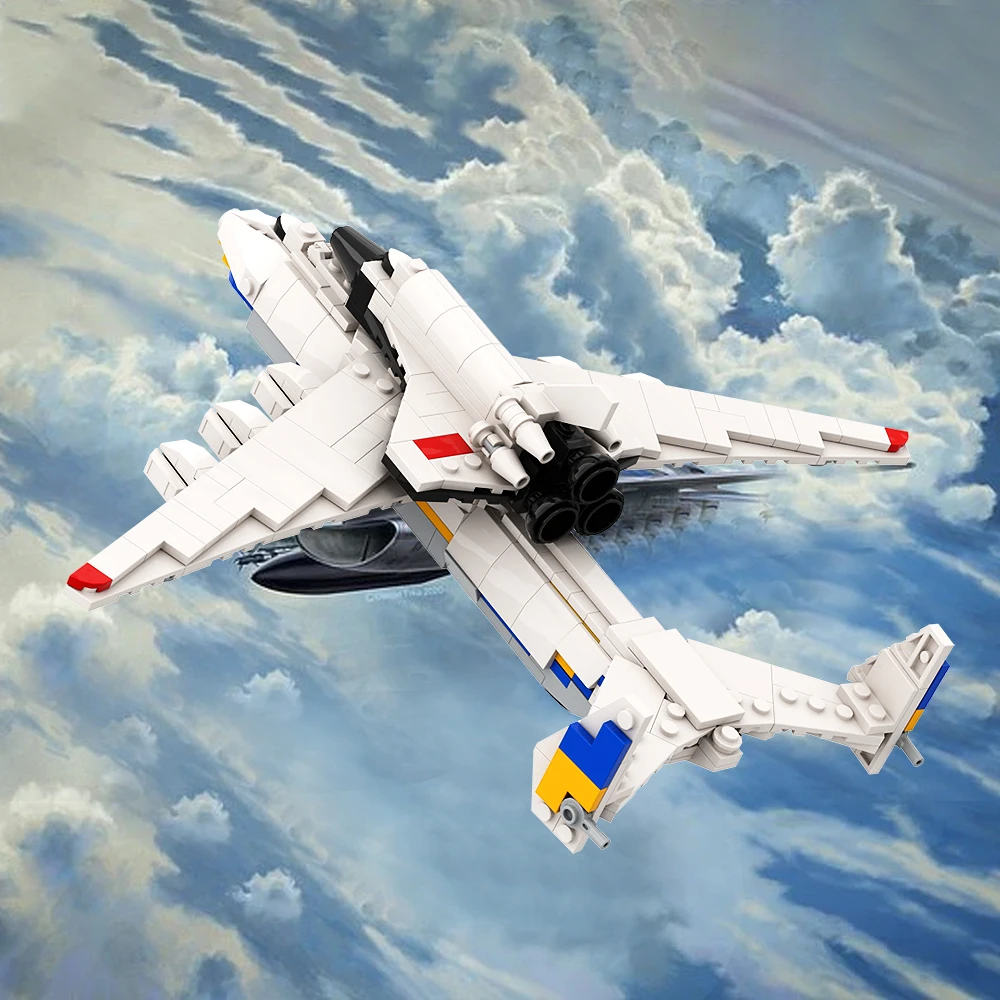 Конструктор MOC советский военный An-225 модель летательного аппарата украшение