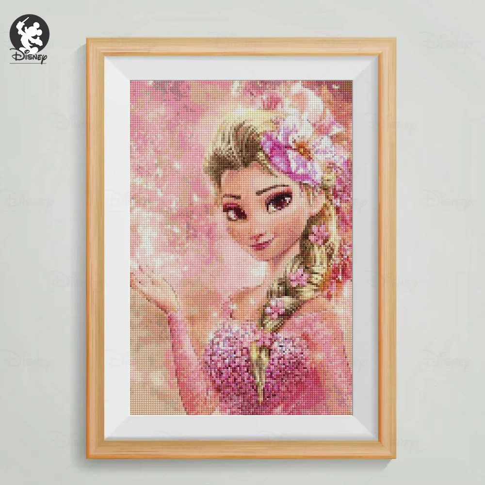 

Frozen Diamond Painting Disney Princess Diamond Mosaic DIY Craft Cross Stitch Kit Elsa Cartoon Creative Hobbies 5D Diamond Art
