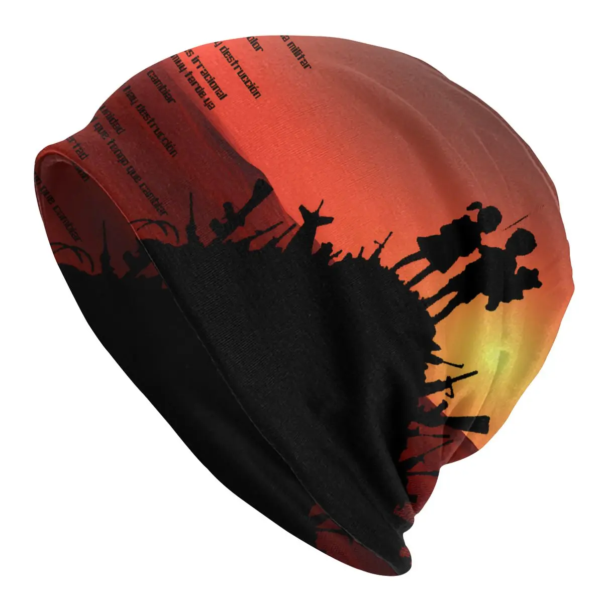 

Sunset Bansy Unisex Bonnet Winter Cycling Double Layer Thin Hats For Men Women