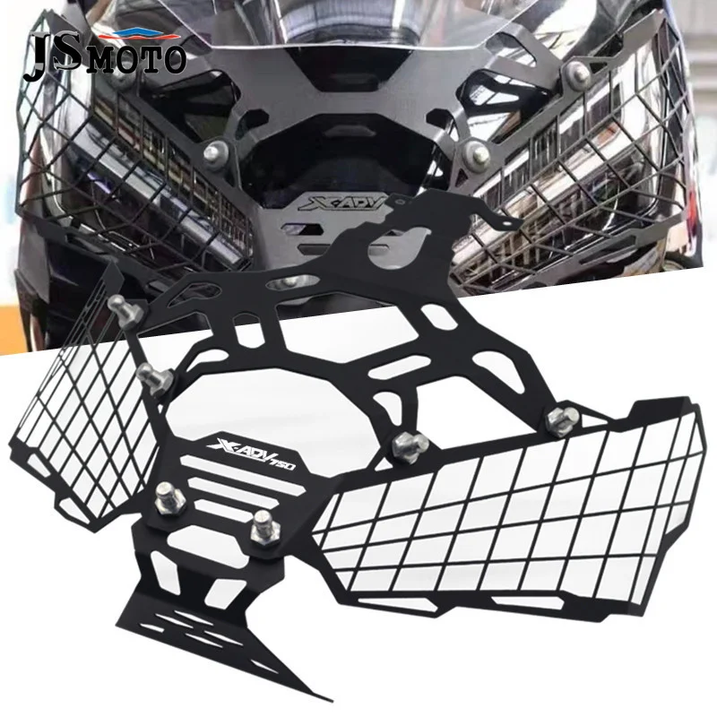 For Honda X-ADV 750 XADV750 2021-2022 CNC Headlight Grille Guard Cover Head Light Lamp Protector Cover Motorcycle High Quality