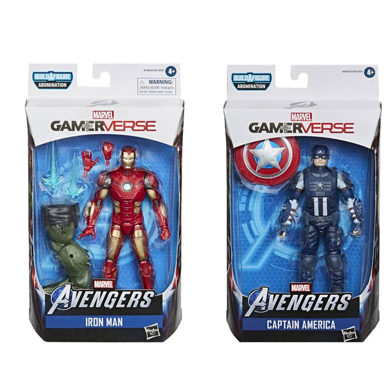 

Marvel Legends Iron Man Captain America Action Figure Toys 6" Ironman Captain America Figures Statue Model Dolls Collect Gifts