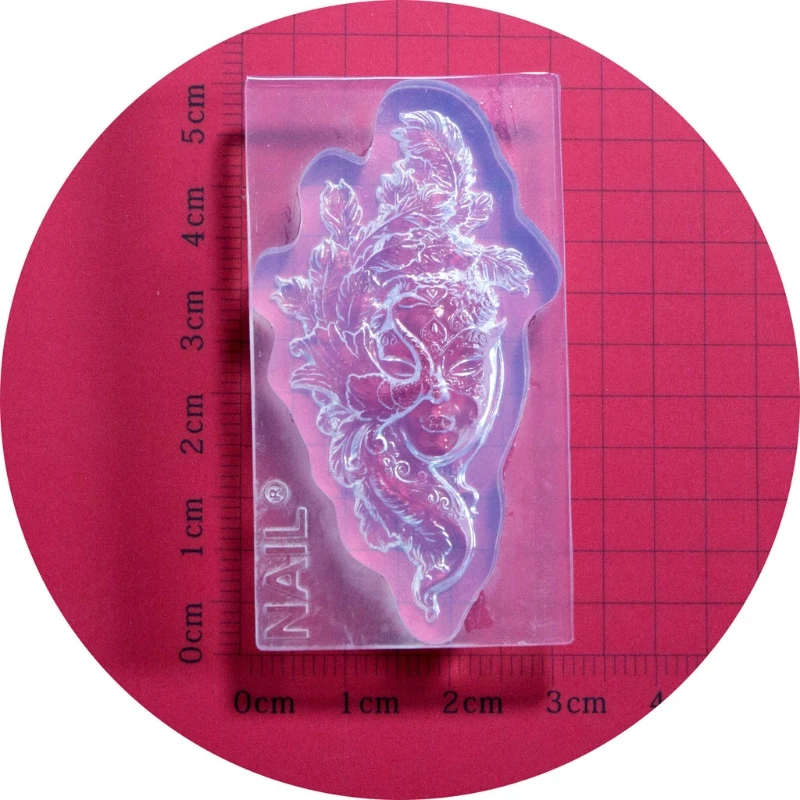 Брелок Танцовщица в маске силиконовая форма для рождественского подарка