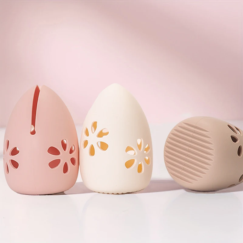 Портативная дорожная губка для макияжа органайзер хранения силиконовых яиц с