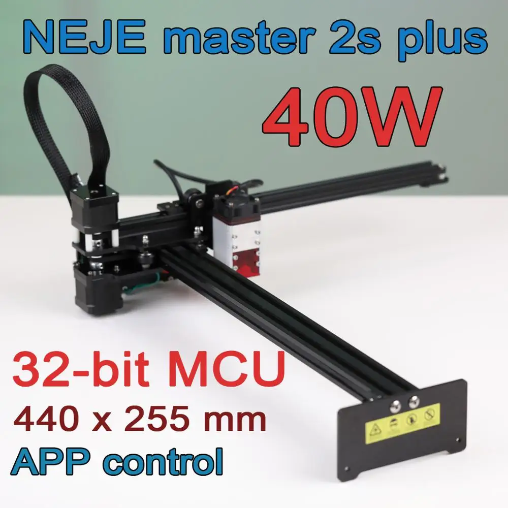 

2020 NEJE Master 2 Plus 255 x 440 mm Professional Laser Engraving Machine, Laser Cutter - Lightburn -Wireless App Control