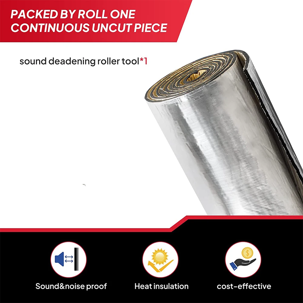 Тепловой шумоизоляционный коврик для автомобиля дома шумоизоляция крыши фермы и