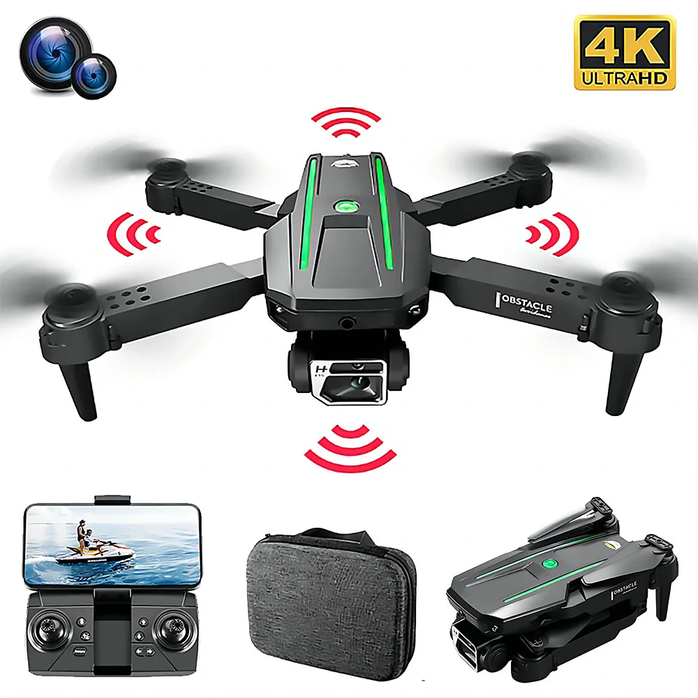 

Новый S86 Pro Drone с двойной камерой 4k Hd, складной радиоуправляемый квадрокоптер, Wi-Fi, Fpv, удержание высоты, лучший подарок, игрушка для детей и взрослых